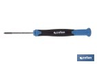 Destornillador Pozidriv de alta precisión modelo Gripforce | Punta magnética y mango antideslizante | Disponible en diferentes longitudes de varilla - Cofan