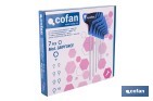 Set de 7 destornilladores Torx modelo Gripforce | Mango en T y doble punta | Puntas desde T10 hasta T40 - Cofan