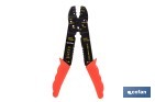 Crimping tool | For insulated terminals | Length: 200mm - Cofan
