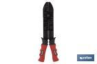 Crimping tool | For insulated and tinned terminals | Length: 220mm - Cofan