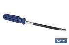 Destornillador flexible para abrazaderas SW 7 | Medidas 28 x 3 cm | Material Hierro WRH62A - Cofan
