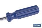 Destornillador flexible para abrazaderas SW 7 | Medidas 28 x 3 cm | Material Hierro WRH62A - Cofan