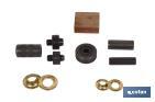 Complete kit of grommets and eyelets | Available diameters: 10 and 12mm | Suitable for assemblies - Cofan