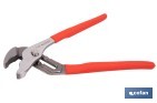Straight jaw pliers | Length: 10"-12"-16" | Non-slip handle - Cofan