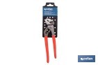 Straight jaw pliers | Length: 10"-12"-16" | Non-slip handle - Cofan
