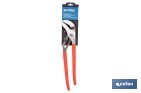 Straight jaw pliers | Length: 10"-12"-16" | Non-slip handle - Cofan