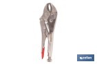 Vice grips with curved jaws | With wire cutter | Available in various lengths: from 4" to 10" - Cofan