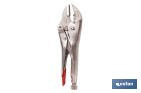 VICE GRIPS WITH STRAIGHT JAWS | WITH WIRE CUTTER | LENGTH: 10"
