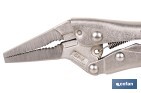 Long vice grips | With wire cutter | Length: 6.5" 8.5" - Cofan