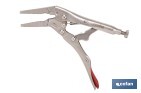 Long vice grips | With wire cutter | Length: 6.5" 8.5" - Cofan