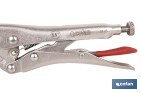 Long vice grips | With wire cutter | Length: 6.5" 8.5" - Cofan