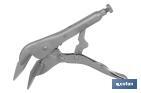 Locking pliers with jaws | Suitable for sheet metal plate | Length: from 8" to 11" - Cofan