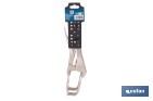 Locking pliers with jaws | Suitable for sheet metal plate | Length: from 8" to 11" - Cofan