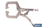 LOCKING C-CLAMP PLIERS | NO TILTING SYSTEM | LENGTH: 11"