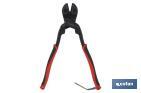 Mini bolt cutter with central blade adjustment | Mini bolt cutter | Length: 205mm - Cofan