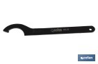 Llave de gancho DIN 1810 | Disponibles para tamaños desde 16-20 mm, hasta 150-165 mm | Fabricadas en acero al cromo - Cofan