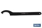Llave de gancho DIN 1810 | Disponibles para tamaños desde 16-20 mm, hasta 150-165 mm | Fabricadas en acero al cromo - Cofan