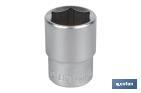 1/2" DRIVE SOCKET | 6-POINT SOCKET HEAD | SIZE FROM 8 TO 32MM