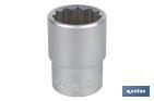 Chiave a bussola metrica 1/2" | 24 facce | Dimensioni: da 8 a 32 mm - Cofan