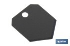 RECAMBIO DE CUCHILLA PARA TIJERAS CORTAMANGUERAS | MATERIAL: ACERO INOXIDABLE | RECUBRIMIENTO PTFE | MEDIDAS: 25 X 20 X 1 MM