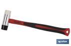 Nylon/polyurethane soft-faced hammer | Fibreglass handle | Available in various diameters - Cofan