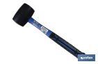 Rubber mallet | Fibreglass handle | Available in different weights | Rubber head - Cofan