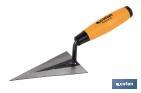 Pointing trowel | Length: 130mm | Suitable for construction industry | Rubber handle - Cofan