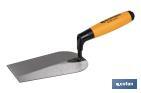FORGED BUCKET TROWEL, SEVILLA MODEL | LENGTH: 180MM | SUITABLE FOR CONSTRUCTION INDUSTRY | RUBBER HANDLE