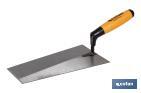 Forged bucket trowel | Length: 260mm | Suitable for construction industry | Wooden handle - Cofan