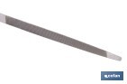 Slim triangular file | Dead smooth model | Available in two sizes | Replaceable and ergonomic handle - Cofan