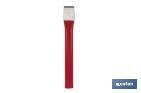 Flat chisel for sheetmetal workers | Extra slim chisel | Size: 20 x 200mm | Steel - Cofan