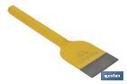 Brick bolster | With no protective handle | Available in two sizes | Steel - Cofan