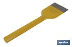 Cincel ancho para ladrillos | Sin mango protector | Dos medidas disponibles | Fabricado en acero - Cofan