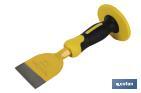 Cincel ancho para ladrillos | Con mango protector | Dos medidas disponibles | Fabricado en acero - Cofan