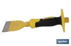 Cincel ancho para ladrillos | Con mango protector | Dos medidas disponibles | Fabricado en acero - Cofan