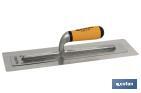 Rectangular flat trowel | Stainless steel | Size: 405 x 110 x 0.3mm - Cofan