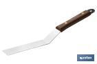 Painting knife | Stainless steel | Size: 140 x 30mm | Wooden handle - Cofan