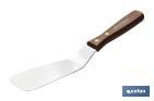 Painting knife | Stainless steel | Size: 11 x 60mm | Wooden handle - Cofan