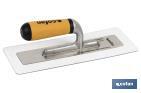 Llana proflex de policarbonato y acero inoxidable y aluminio | Mango bicomponente | Con medidas 280 X 115 X 1,5 mm - Cofan