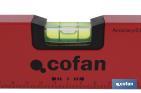 Professional aluminium spirit level - Cofan