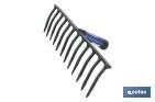 Garden rake forged in special steel | Handle not included | Available in 18 tines - Cofan