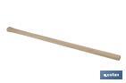 MANGO DE REPUESTO PARA MAZA CUÑA | MATERIAL: MADERA | IDEAL PARA CORTAR MADERA DURA | MEDIDAS: 90 CM