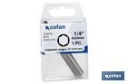 Adaptador porta puntas Imantado | Medidas 1/4 x 75 x 11 mm  | Cambio de puntas imantado - Cofan
