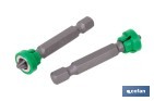 Set de dos Puntas para destornillador | Modelo PH-2 de 1/4" | Incluye corona magnética - Cofan