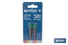 Set de dos Puntas para destornillador | Modelo PH-2 de 1/4" | Incluye corona magnética - Cofan