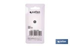 Set de dos Puntas para destornillador | Modelo PH-2 de 1/4" | Incluye corona magnética - Cofan