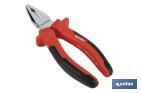 Reinforced combination pliers | Electrician pliers with ergonomic handle | Size: 200mm - Cofan