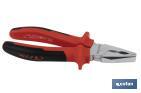 Reinforced combination pliers | Electrician pliers with ergonomic handle | Size: 200mm - Cofan