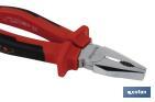 Reinforced combination pliers | Electrician pliers with ergonomic handle | Size: 200mm - Cofan