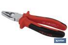 Reinforced combination pliers | Electrician pliers with ergonomic handle | Size: 200mm - Cofan